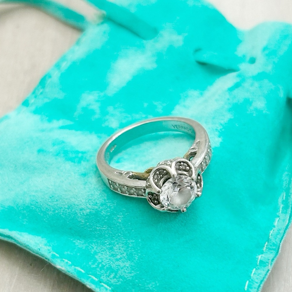 Verragio Sterling Silver (925) and Cubic Zirconia Ring